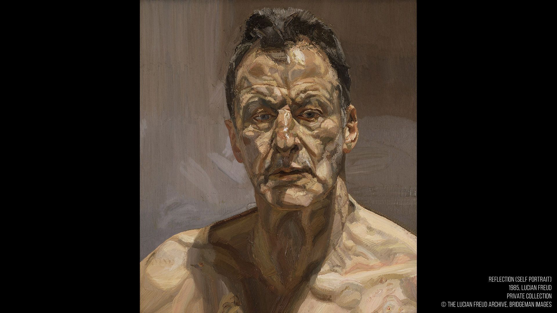 Lucian Freud. Autoportree