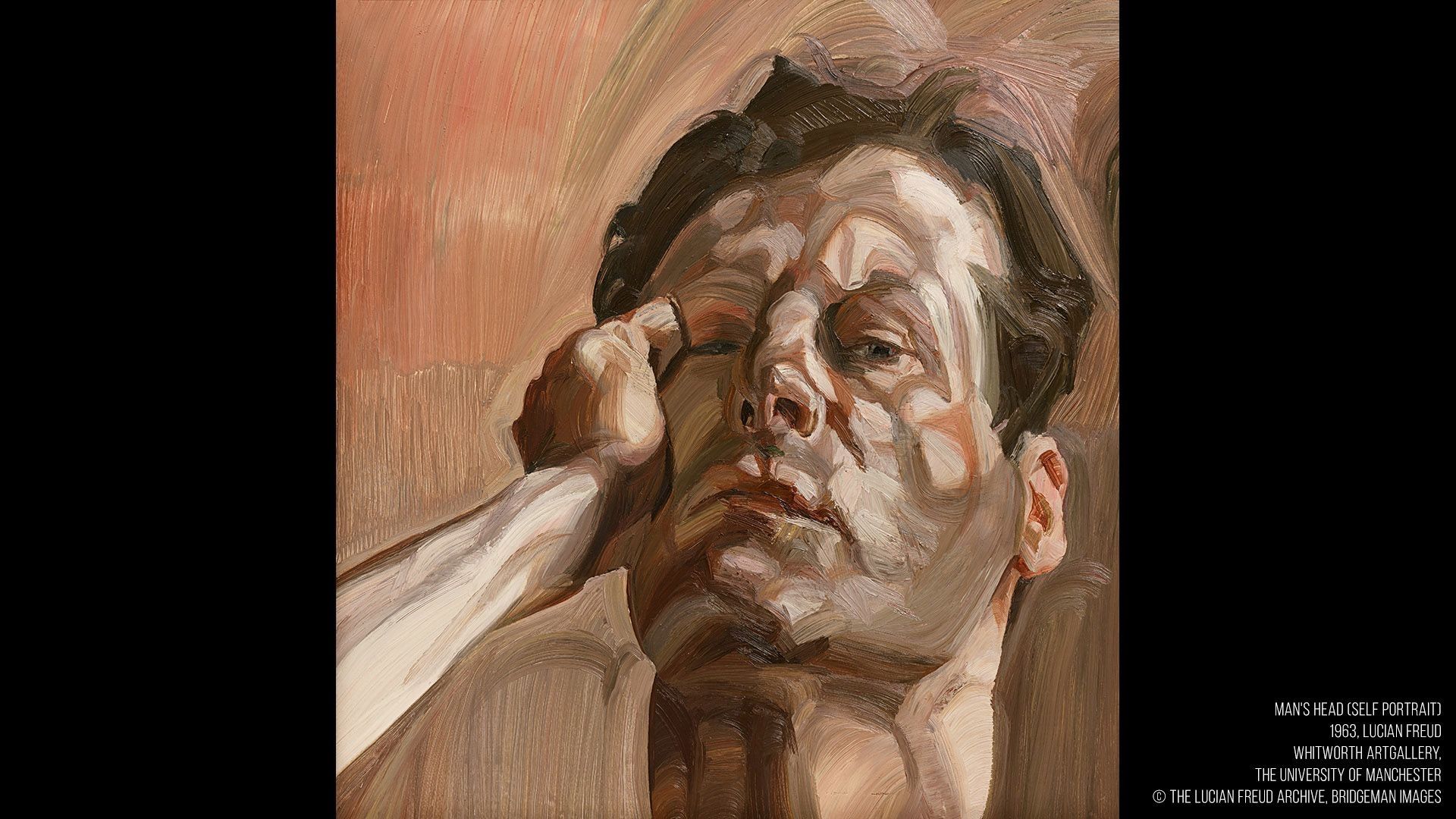 Lucian Freud. Autoportree